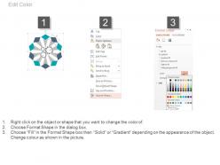Eq ten staged circle chart and icons flat powerpoint design