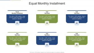 Equal Monthly Installment In Powerpoint And Google Slides Cpb