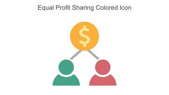 Equal Profit Sharing Colored Icon In Powerpoint Pptx Png And Editable Eps Format