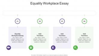 Equality Workplace Essay In Powerpoint And Google Slides Cpb