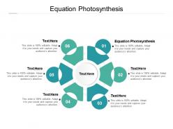 Equation photosynthesis ppt powerpoint presentation show picture cpb