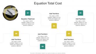 Equation Total Cost In Powerpoint And Google Slides Cpb