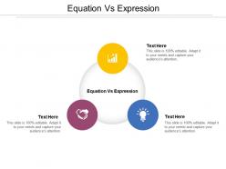 Equation vs expression ppt powerpoint presentation layouts cpb