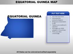Equatorial guinea country powerpoint maps