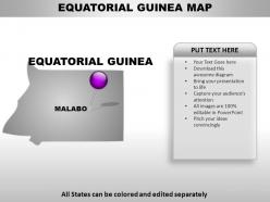 Equatorial guinea country powerpoint maps