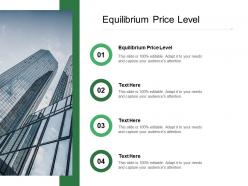 Equilibrium price level ppt powerpoint presentation layouts template cpb