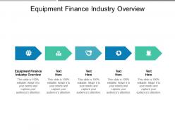 Equipment finance industry overview ppt powerpoint presentation file design ideas cpb