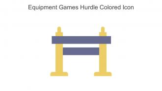 Equipment Games Hurdle Colored Icon In Powerpoint Pptx Png And Editable Eps Format