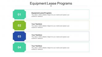 Equipment lease programs ppt powerpoint presentation infographic template example 2015 cpb