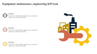 Equipment Maintenance Engineering KPI Icon