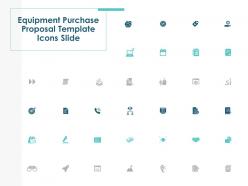 Equipment purchase proposal template icons slide l1245 ppt grid