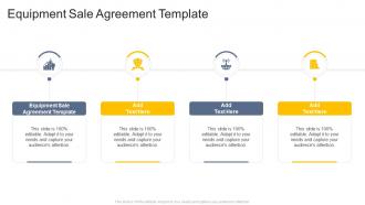 Equipment Sale Agreement Template In Powerpoint And Google Slides Cpb