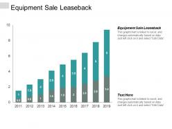 Equipment sale leaseback ppt powerpoint presentation gallery guidelines cpb