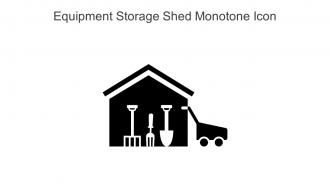Equipment Storage Shed Monotone Icon In Powerpoint Pptx Png And Editable Eps Format