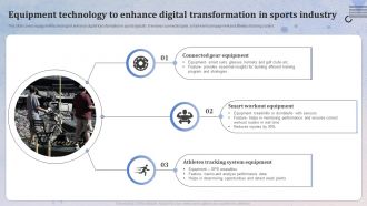 Equipment Technology To Enhance Digital Transformation In Sports Industry