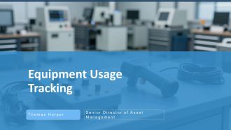 Equipment Usage Tracking PPT Template VA