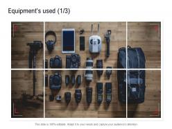 Equipments used technology ppt powerpoint presentation outline slideshow