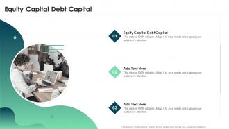 Equity Capital Debt Capital In Powerpoint And Google Slides Cpb