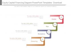 Equity capital financing diagram powerpoint templates download