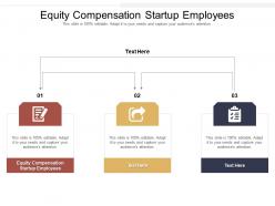 Equity compensation startup employees ppt powerpoint presentation show cpb