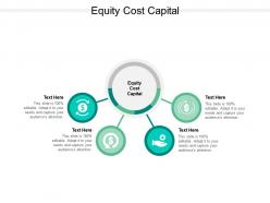Equity cost capital ppt powerpoint presentation infographics graphic images cpb