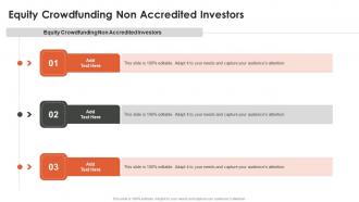 Equity Crowdfunding Non Accredited Investors In Powerpoint And Google Slides Cpb