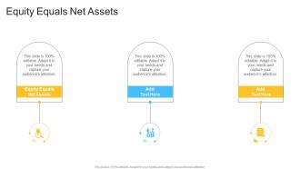 Equity Equals Net Assets In Powerpoint And Google Slides Cpb