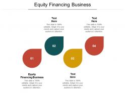 Equity financing business ppt powerpoint presentation slides file formats cpb