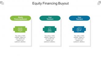 Equity Financing Buyout Ppt Powerpoint Presentation File Show Cpb