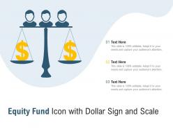 Equity Fund Icon With Dollar Sign And Scale