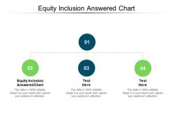 Equity inclusion answered chart ppt powerpoint presentation ideas design templates cpb