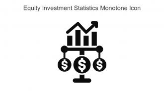 Equity Investment Statistics Monotone Icon In Powerpoint Pptx Png And Editable Eps Format