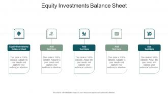 Equity Investments Balance Sheet In Powerpoint And Google Slides Cpb