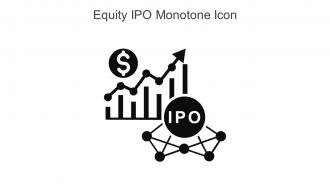 Equity IPO Monotone Icon In Powerpoint Pptx Png And Editable Eps Format