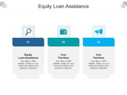 Equity loan assistance ppt powerpoint presentation infographics tips cpb