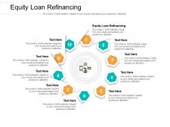 Equity loan refinancing ppt powerpoint presentation gallery example file cpb