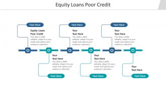 Equity loans poor credit ppt powerpoint presentation model slides cpb