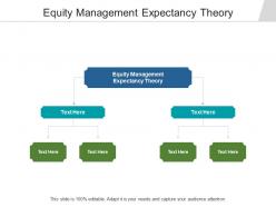 Equity management expectancy theory ppt powerpoint presentation professional deck cpb