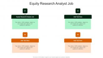 Equity Research Analyst Job In Powerpoint And Google Slides Cpb