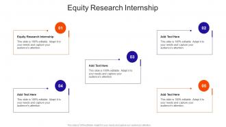 Equity Research Internship In Powerpoint And Google Slides Cpb