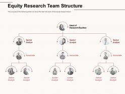 Equity research team structure junior analyst ppt powerpoint presentation pictures layout