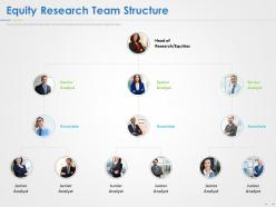 Equity research team structure ppt powerpoint presentation visual aids styles