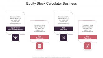Equity Stock Calculator Business In Powerpoint And Google Slides Cpb