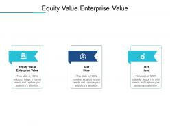 Equity value enterprise value ppt powerpoint presentation professional gallery cpb