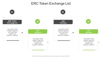 ERC Token Exchange List In Powerpoint And Google Slides Cpb