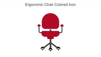 Ergonomic Chair Colored Icon In Powerpoint Pptx Png And Editable Eps Format