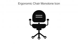 Ergonomic Chair Monotone Icon In Powerpoint Pptx Png And Editable Eps Format