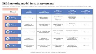 Erm Maturity Model Impact Assessment