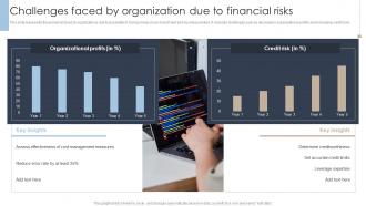 Erm Program Challenges Faced By Organization Due To Financial Risks Ppt Show Example File