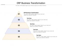 Erp business transformation ppt powerpoint presentation outline graphic images cpb
